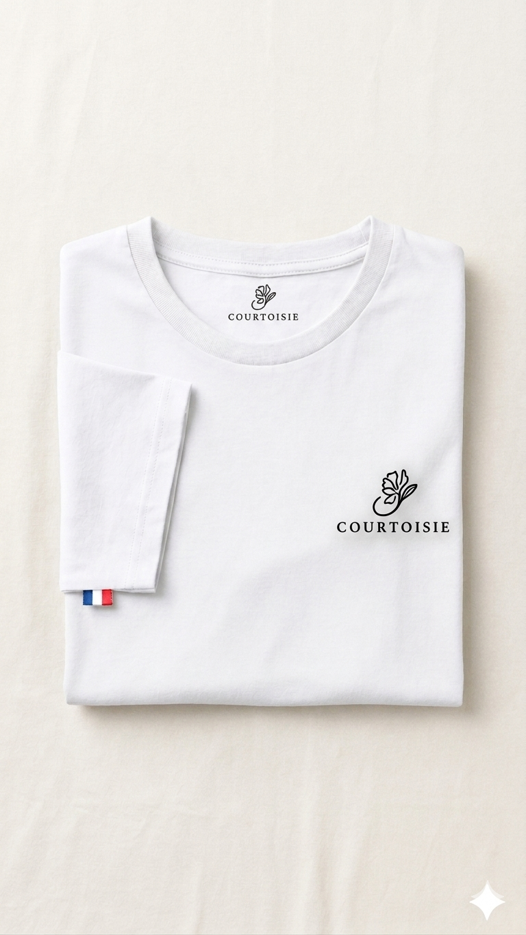 T-Shirt Descarte Blanc